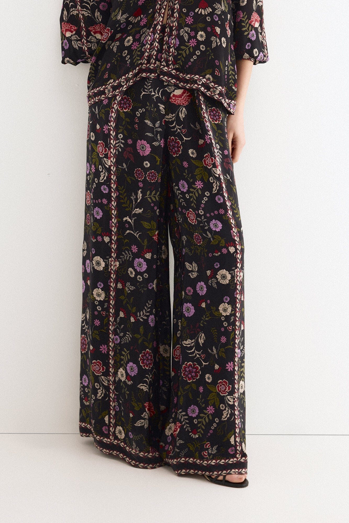 TFP by Tamara Falc&oacute; Printed fluid trousers