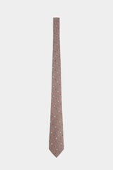 Pedro del Hierro Gravata em seda natural Beige
