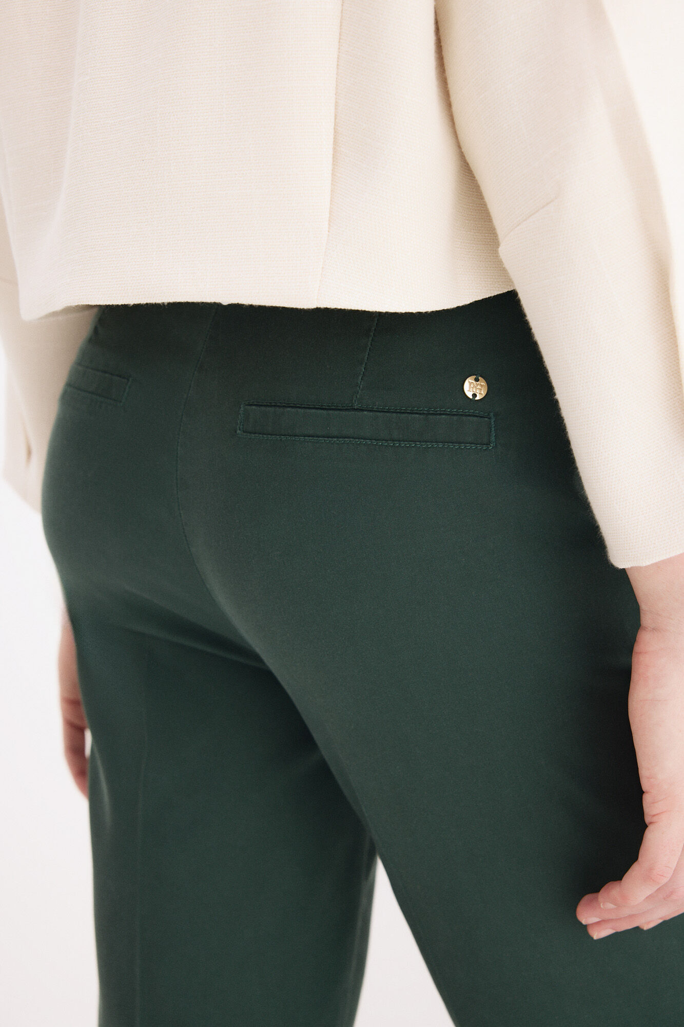 Pedro del Hierro Slim classic trousers Green