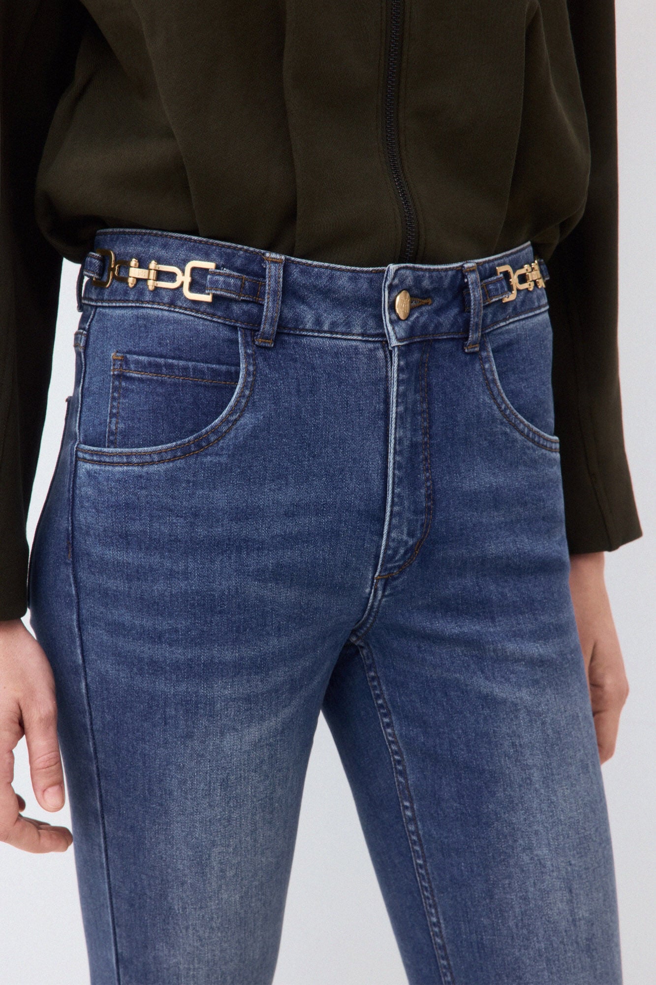 Pedro del Hierro Cropped flare jeans