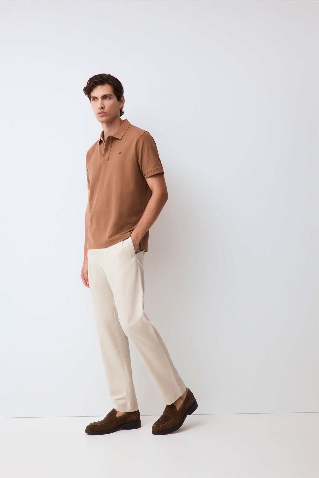 Pedro del Hierro Piqu&eacute; basic polo shirt