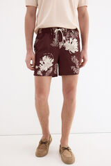 Pedro del Hierro Large floral print swimwear Brown