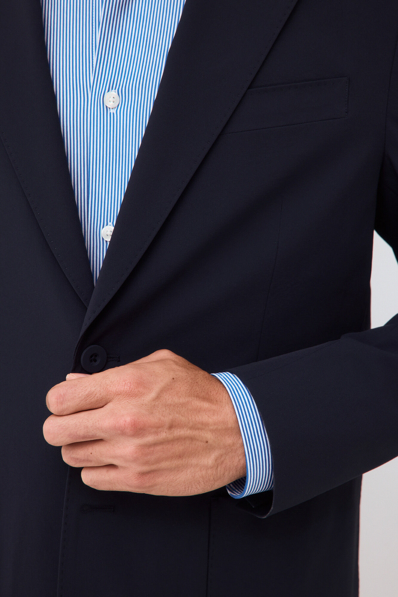 Pedro del Hierro Technical coordinated suit blazer
