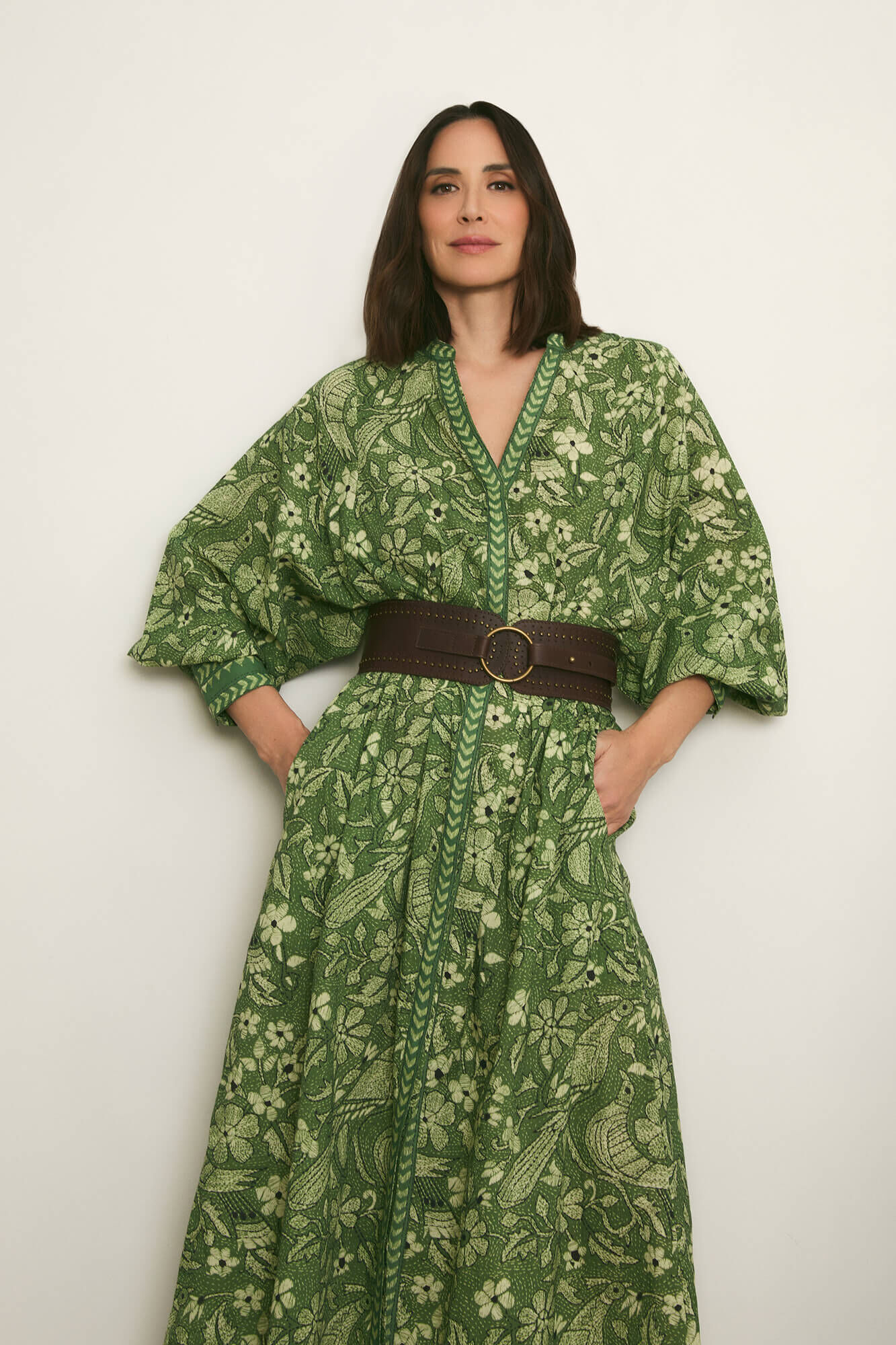 TFP by Tamara Falc&oacute; Printed shirt dress