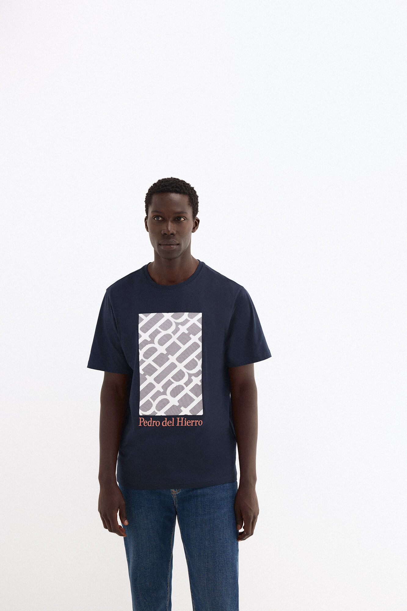 Pedro del Hierro Printed logo T-shirt