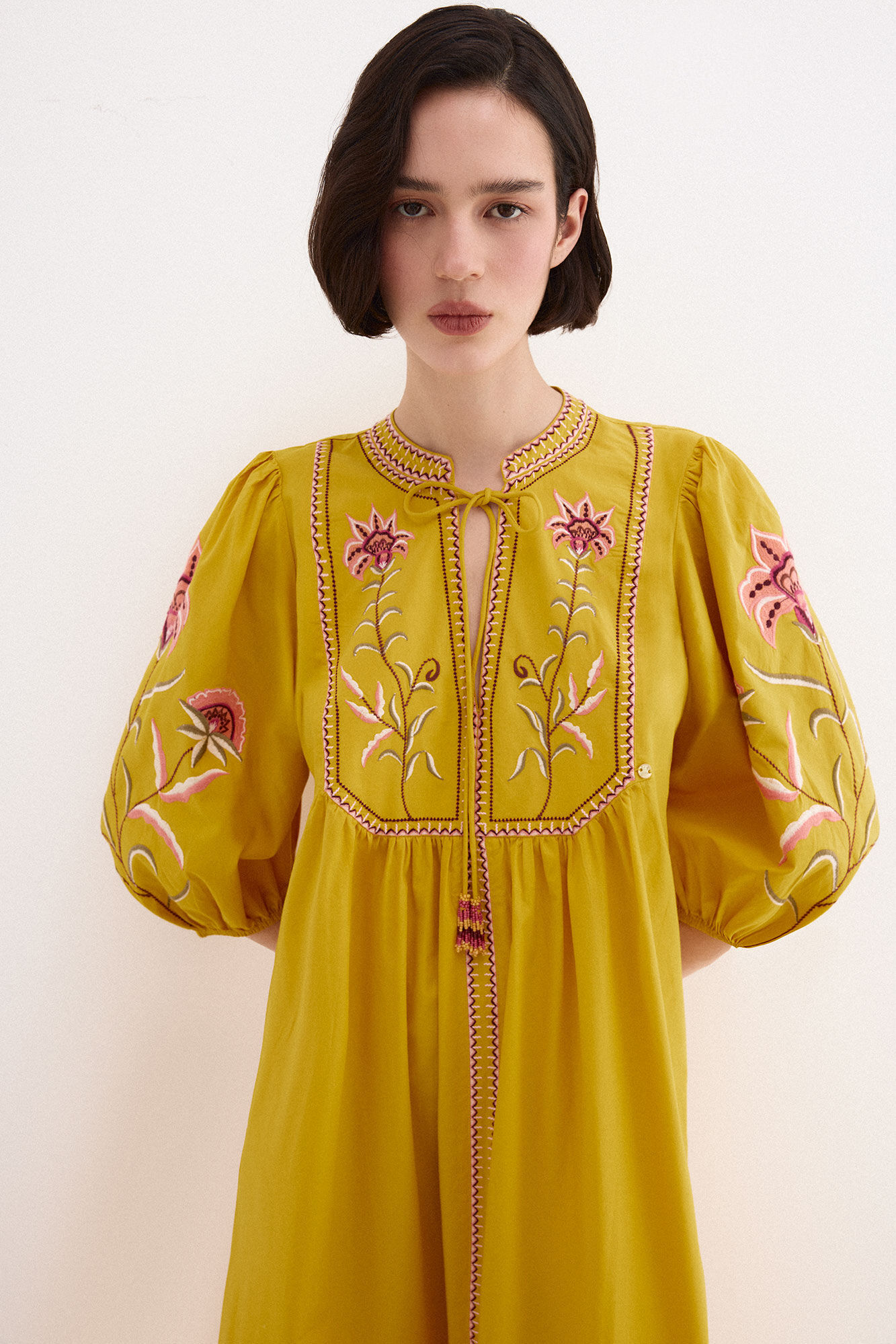 Pedro del Hierro Embroidered tunic dress