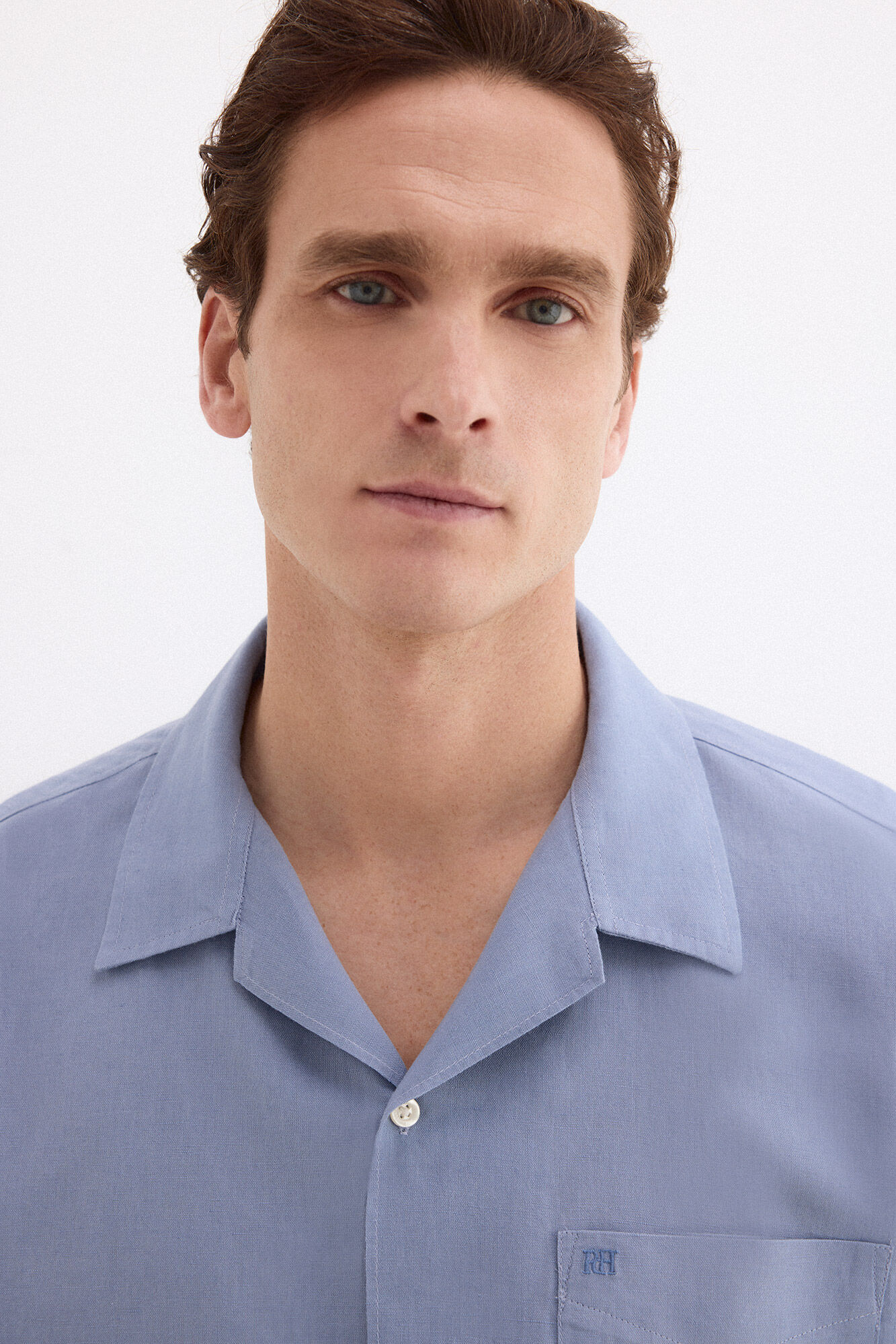 Pedro del Hierro Linen cotton short sleeve shirt