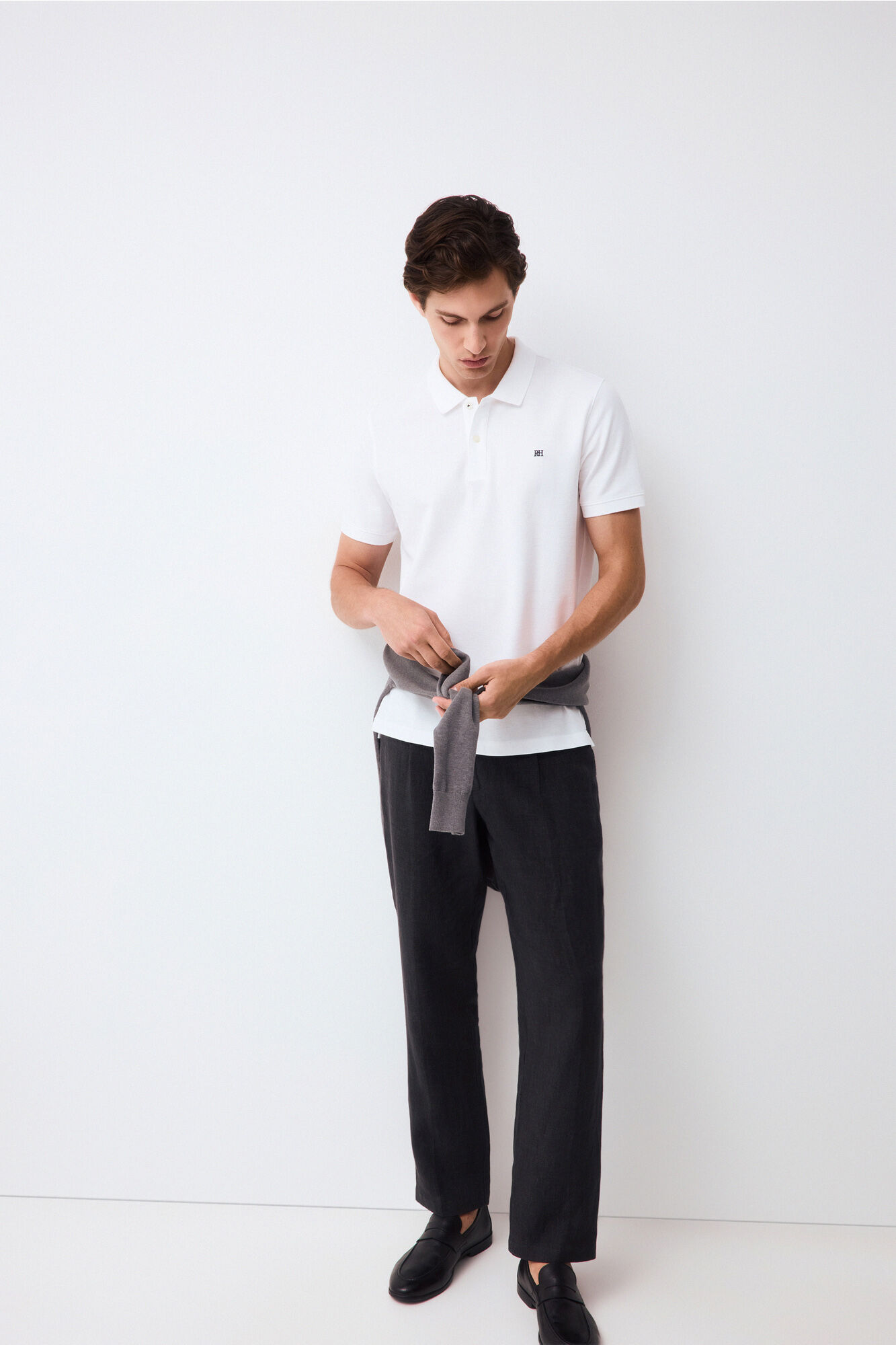Pedro del Hierro Piqu&eacute; slim fit polo shirt
