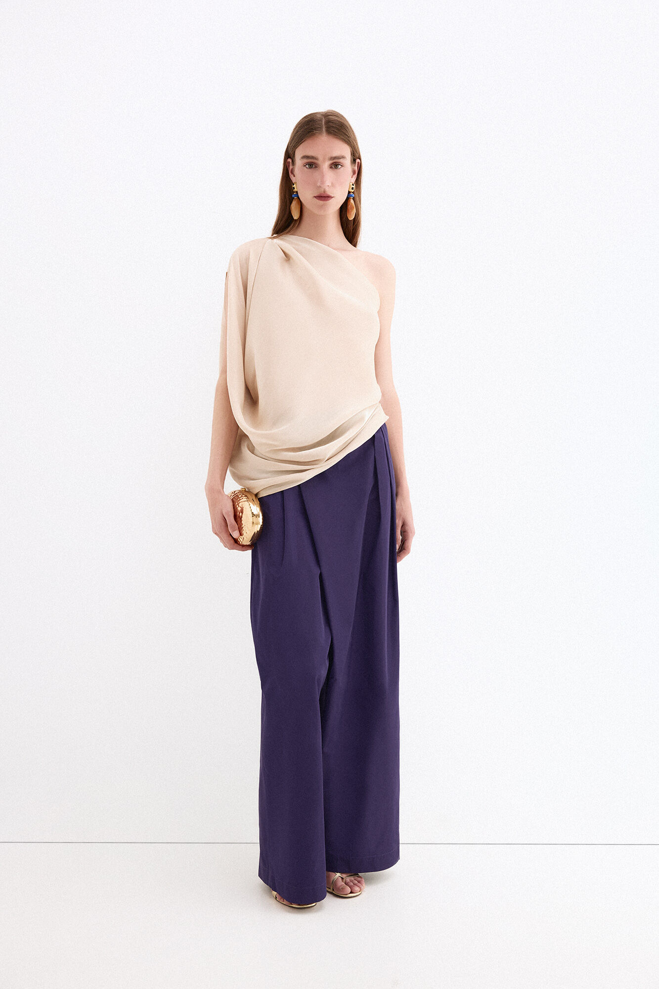 Pedro del Hierro Asymmetric runway top White