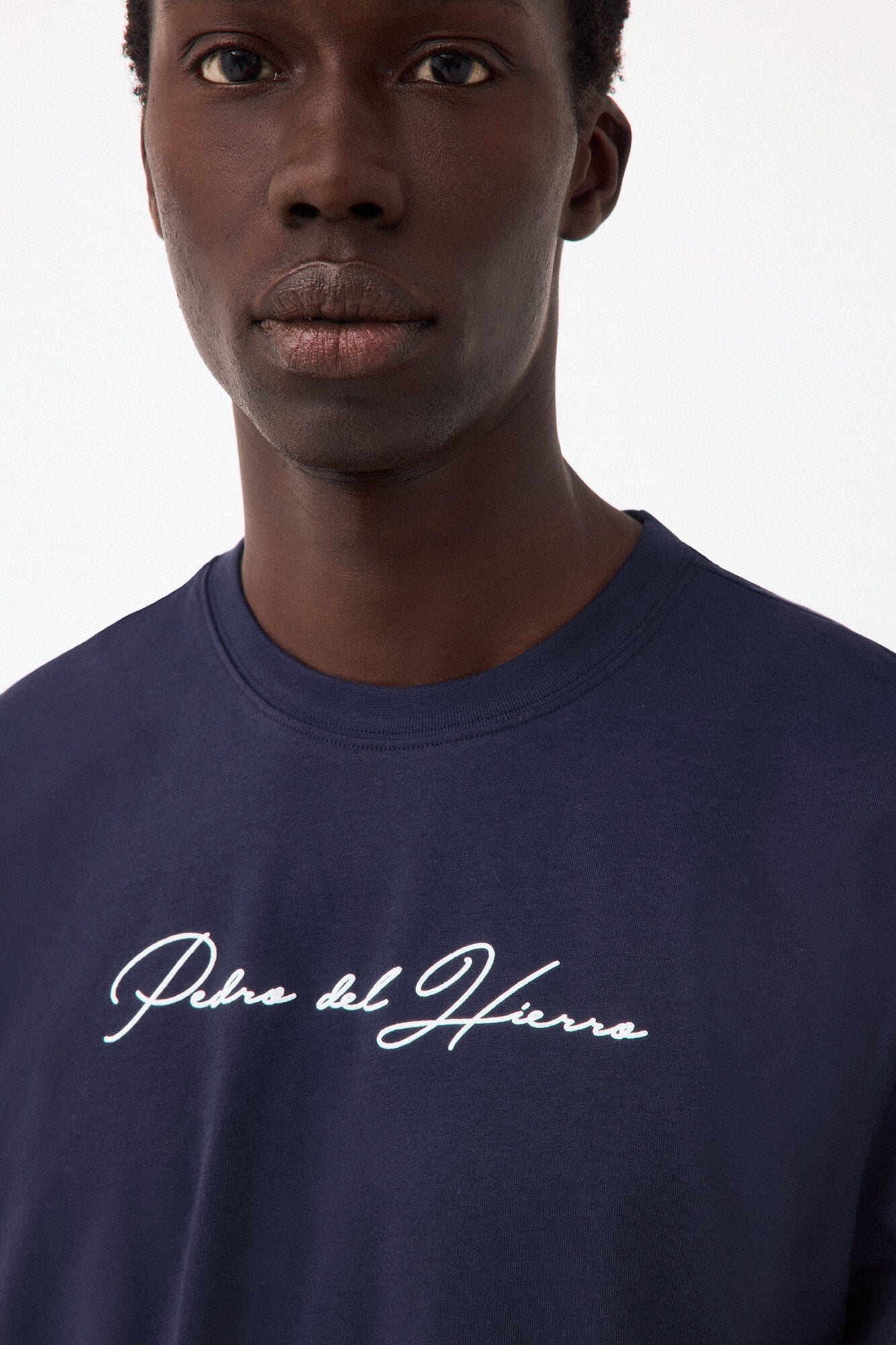 Pedro del Hierro T-shirt with logo and text