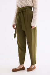 Pedro del Hierro Green carrot fit trousers Green