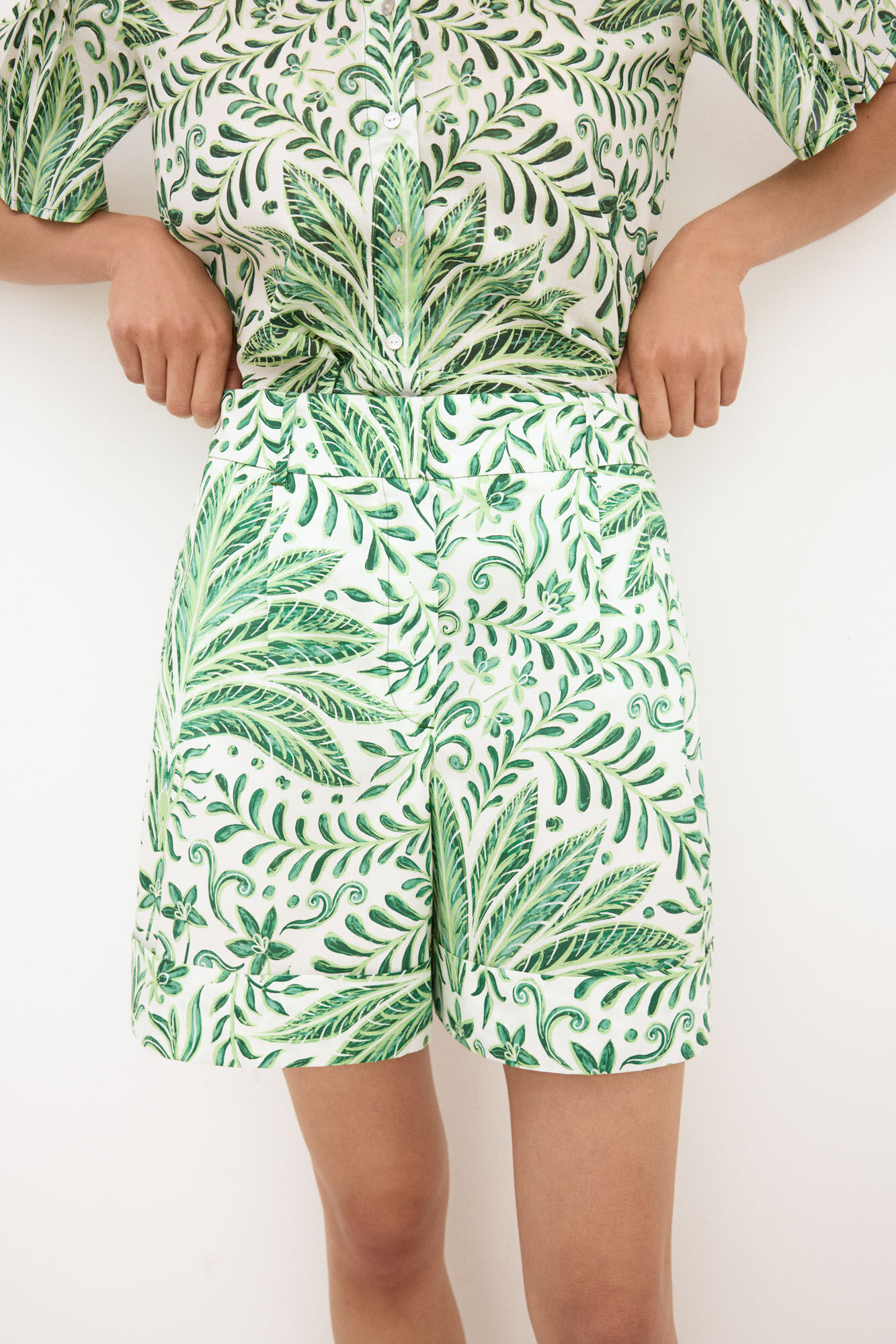 Pedro del Hierro Bermuda shorts CLASSIC Green
