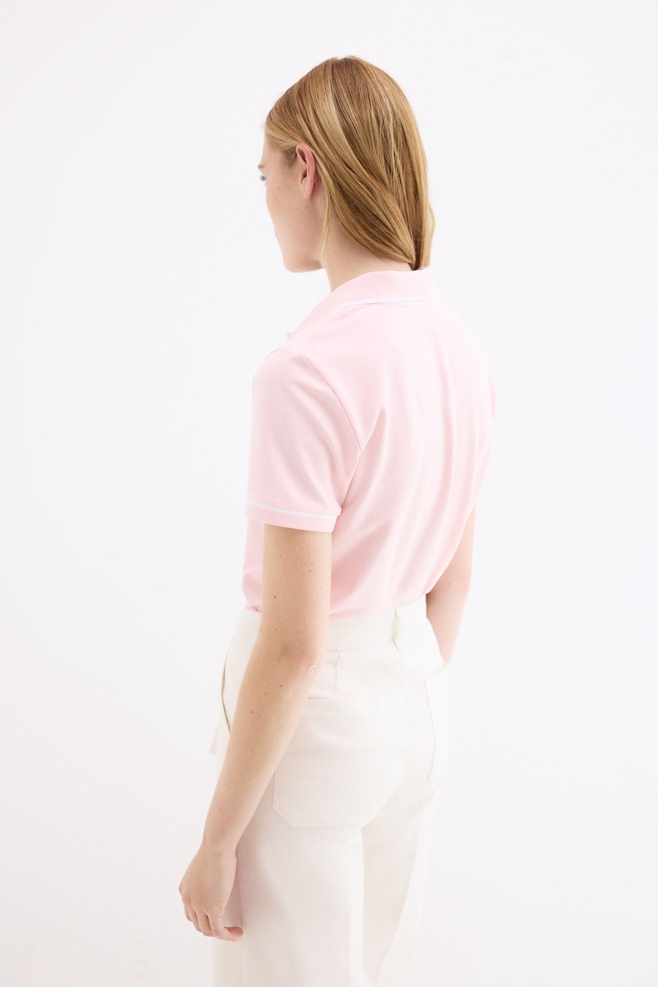 Pedro del Hierro Polo de manga curta Rosa