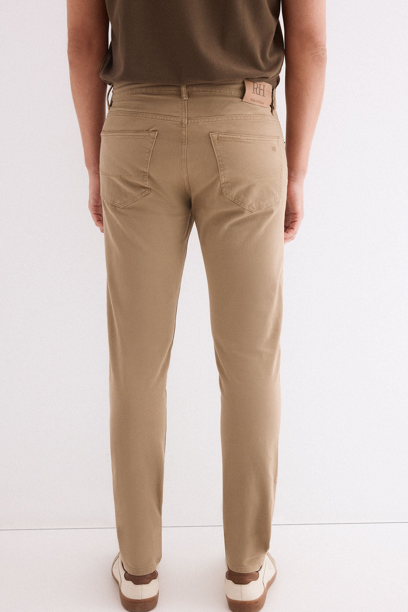 Pedro del Hierro Cal&ccedil;a 5 bolsos slim Beige
