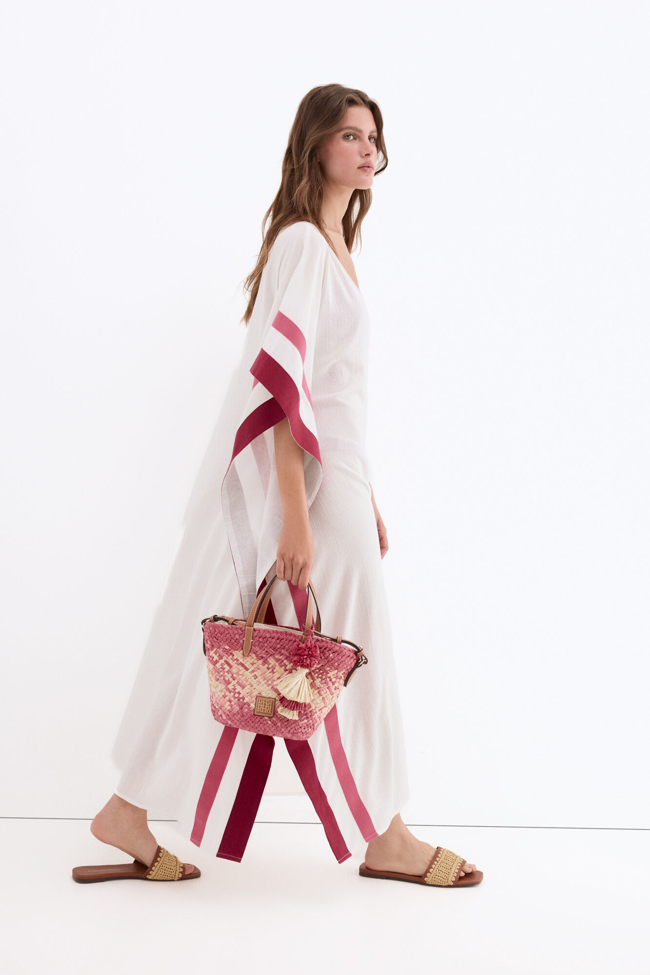 Pedro del Hierro Contrast kaftan
