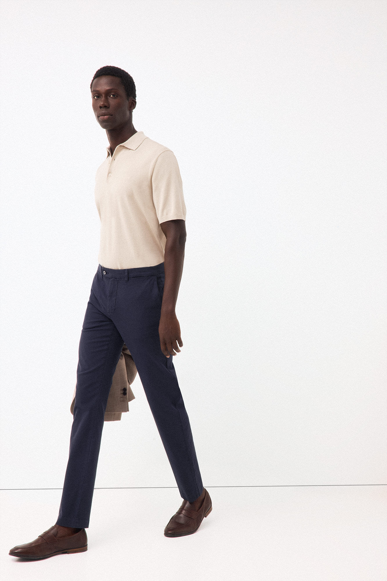 Pedro del Hierro Lightweight structure slim chinos