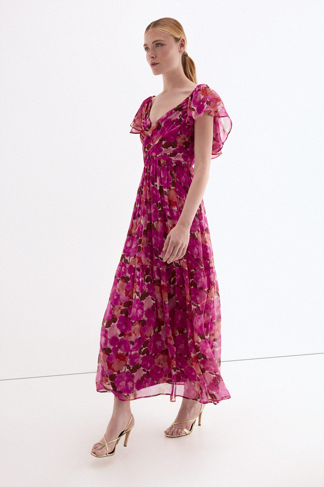Pedro del Hierro Vestido comprido estampado floral