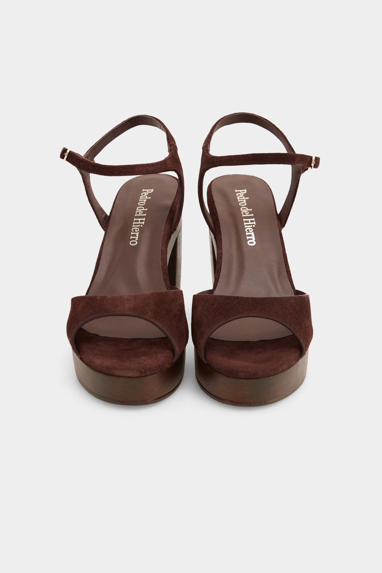 Pedro del Hierro Suede platform sandal