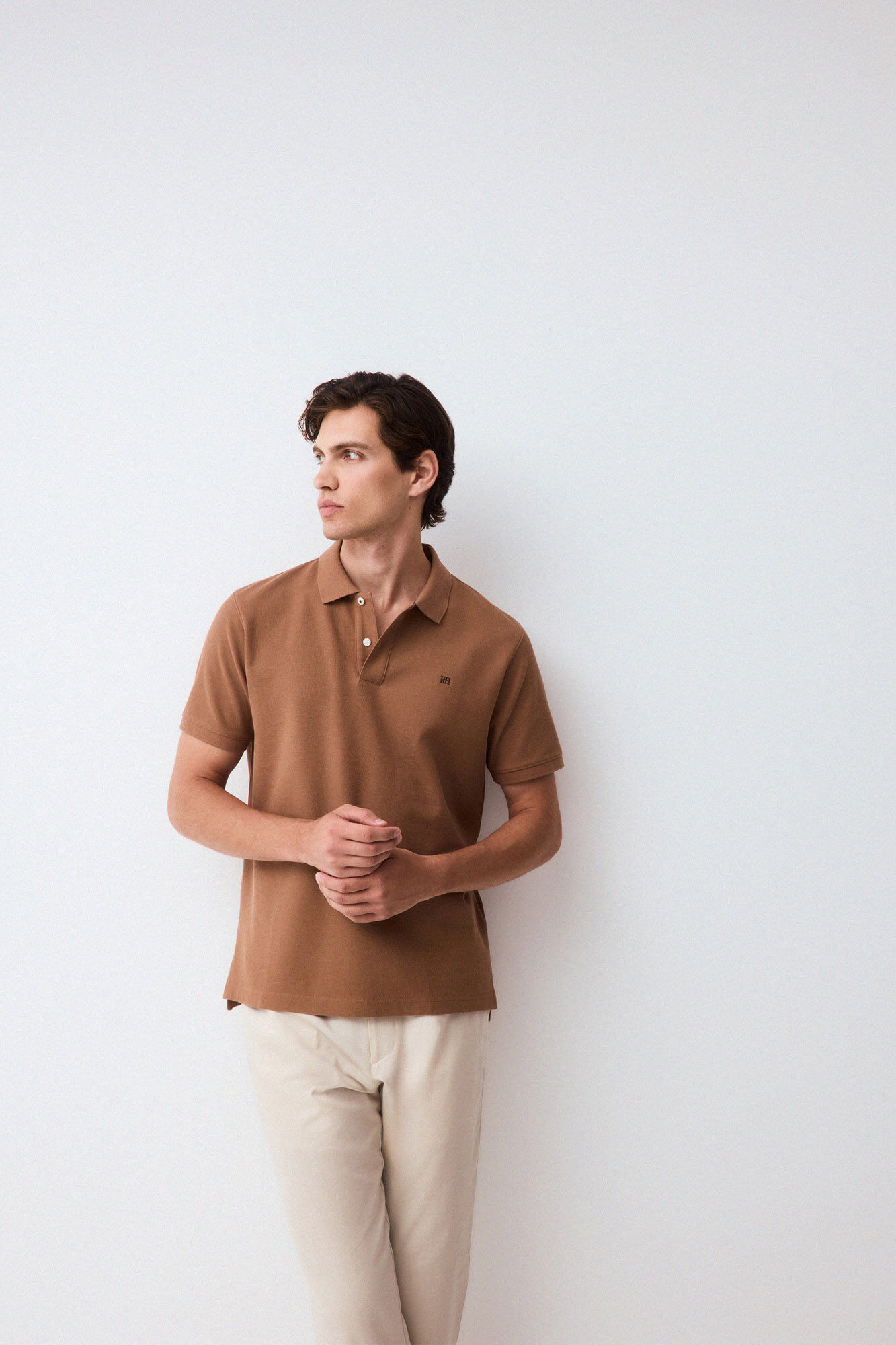Pedro del Hierro Piqu&eacute; basic polo shirt