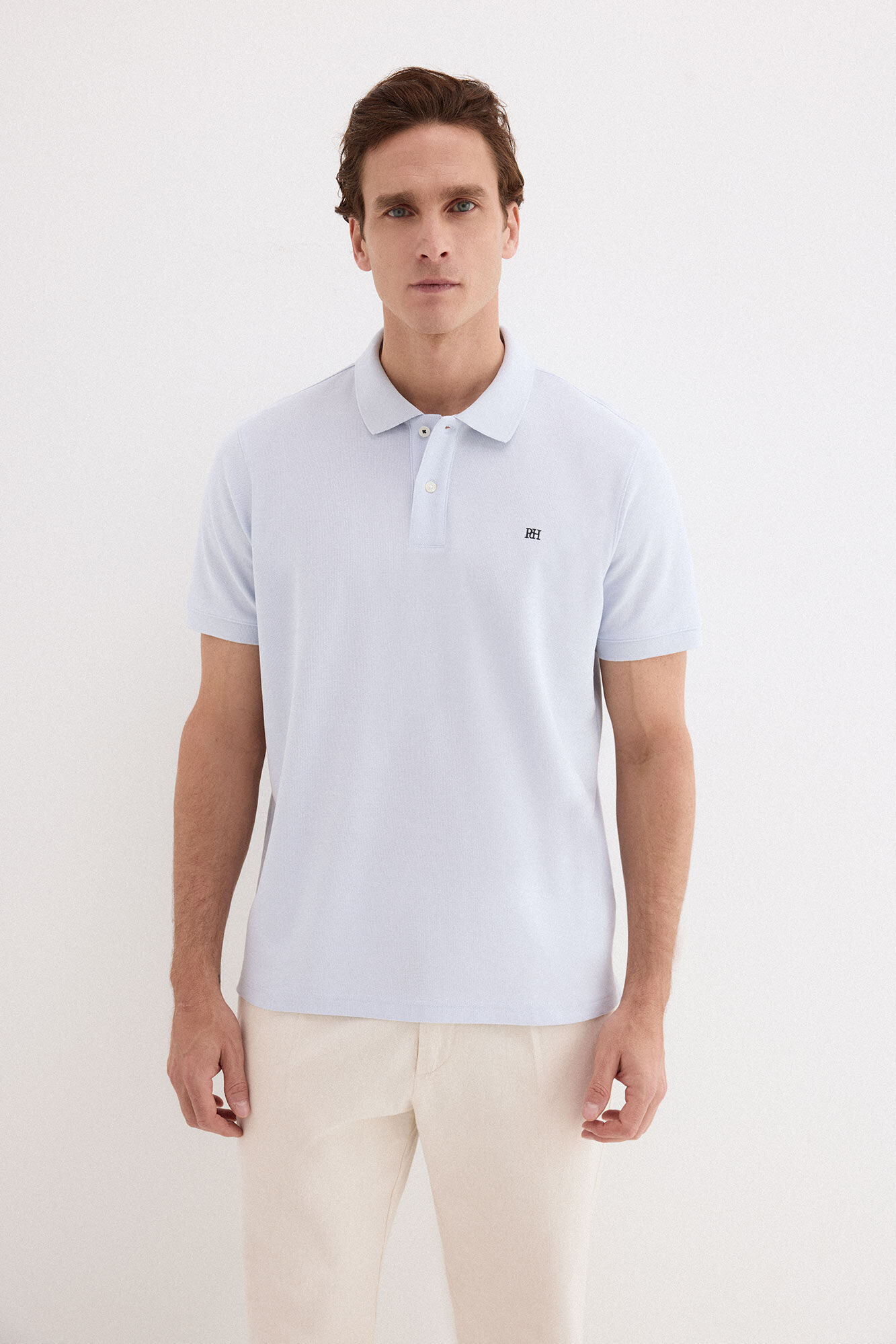 Pedro del Hierro Piqu&eacute; basic polo shirt