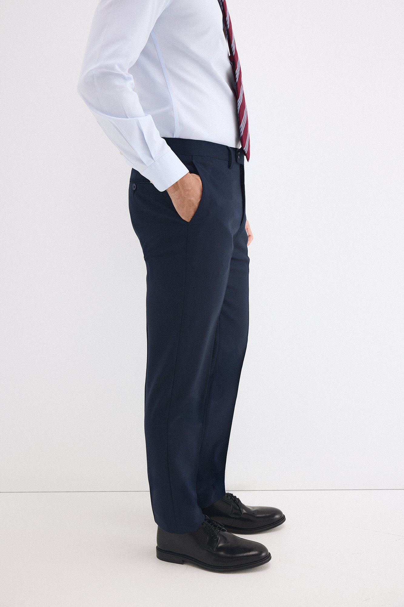 Pedro del Hierro Canvas slim bi-stretch trousers