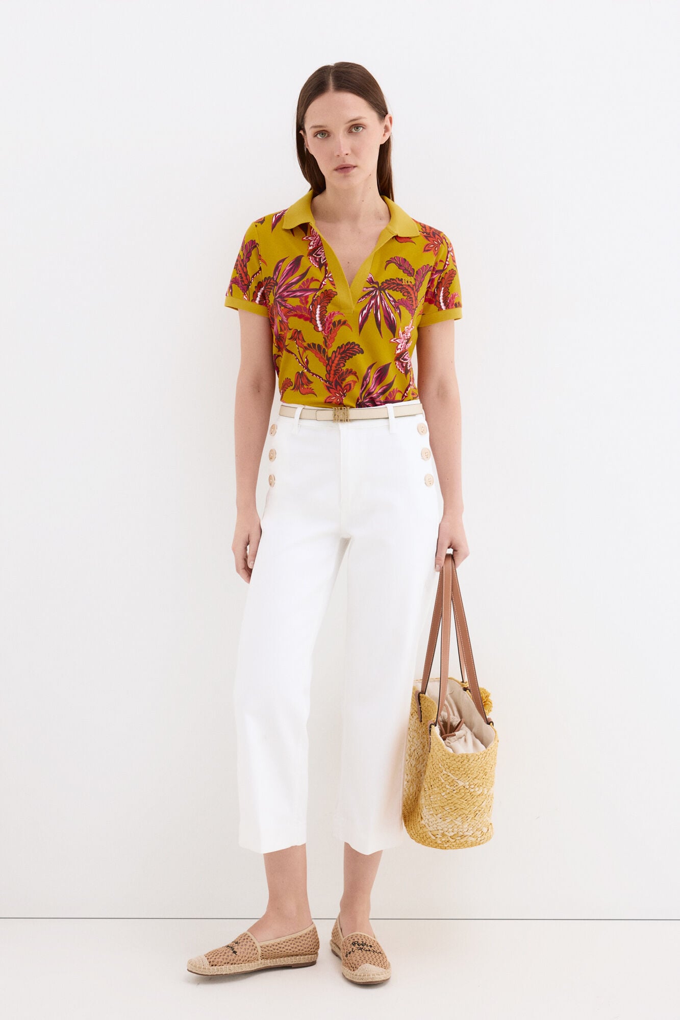 Pedro del Hierro Jeans perna larga capri
