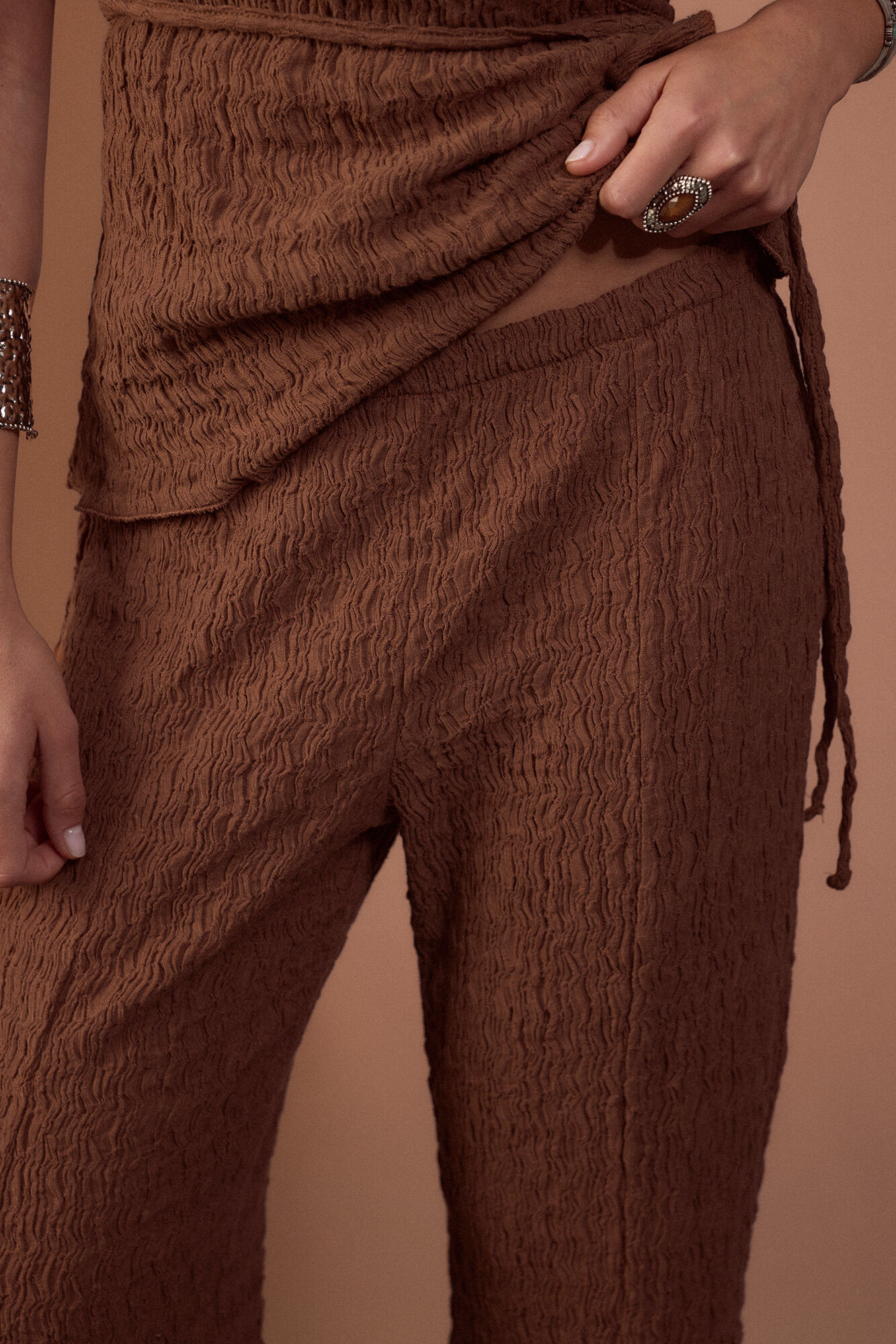 Slowlove Pantal&oacute;n campana de punto