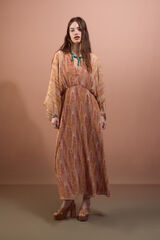 Slowlove Vestido estampado fluido Multicolorido