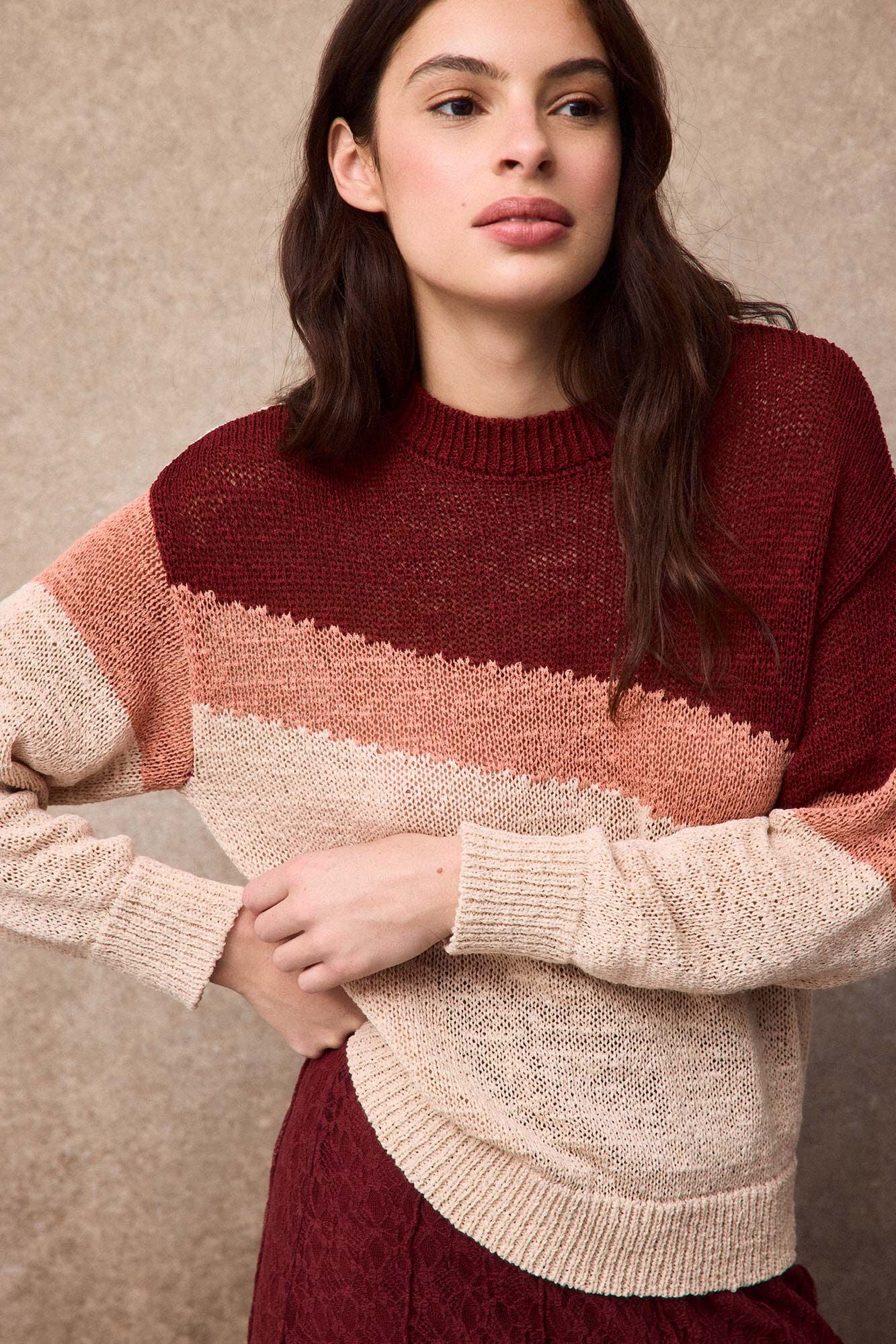 Slowlove Jersey bloque de color