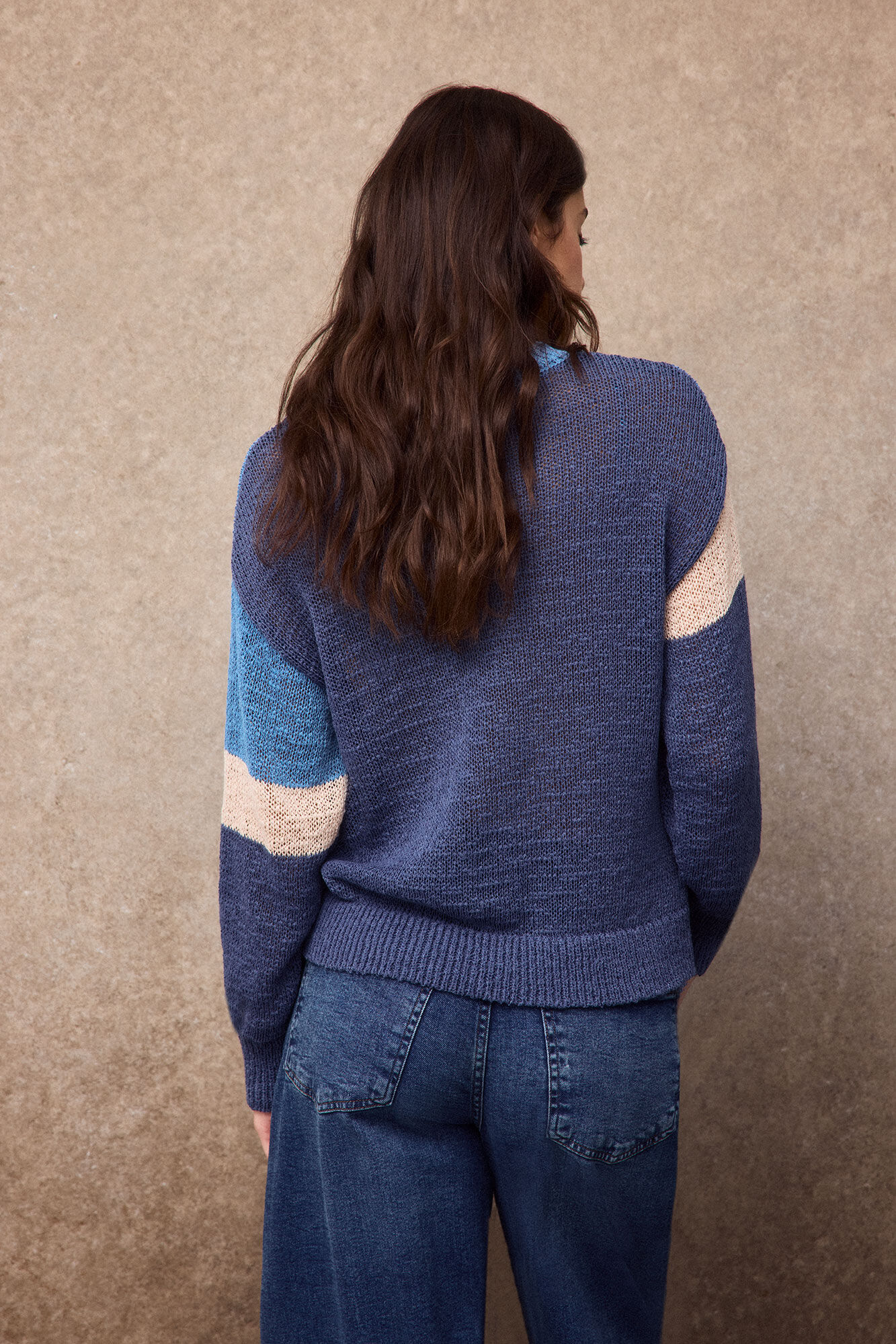 Slowlove Jersey bloque de color Azul