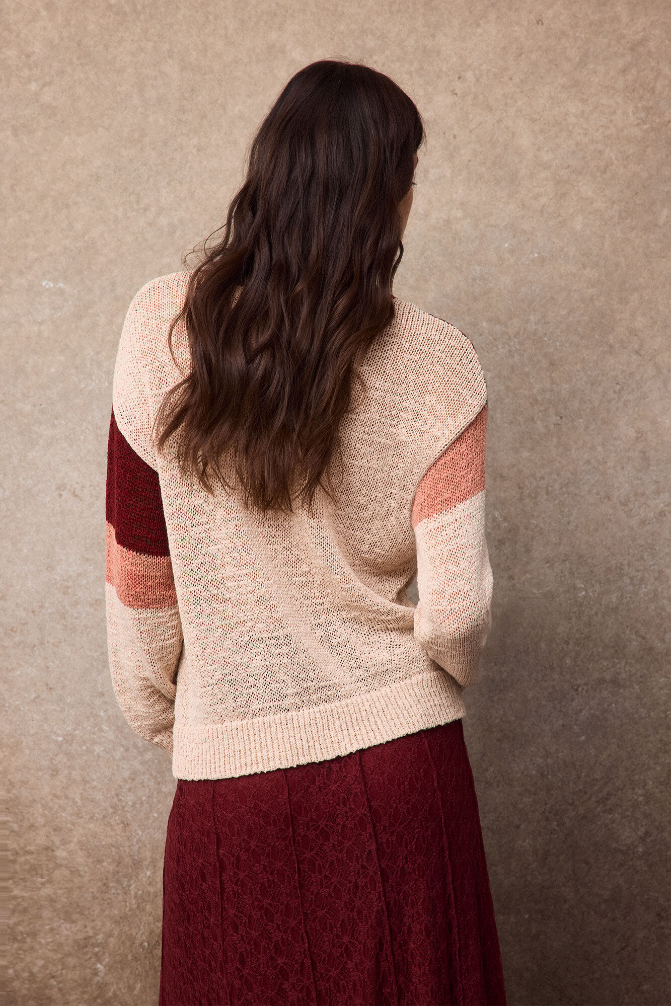 Slowlove Jersey bloque de color Multicolor