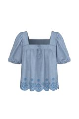 Levi's Blusa de manga corta azul