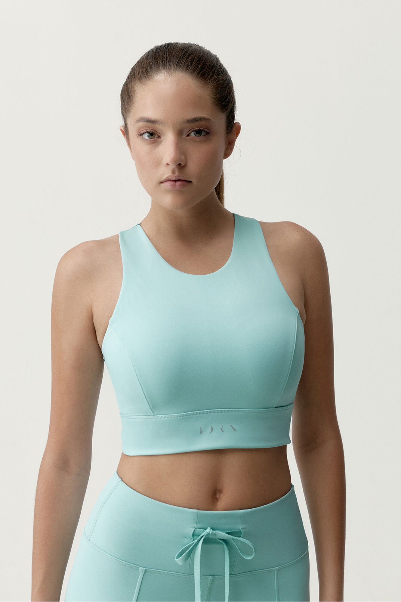 Born Living Yoga Top deportivo Ariadna azul claro