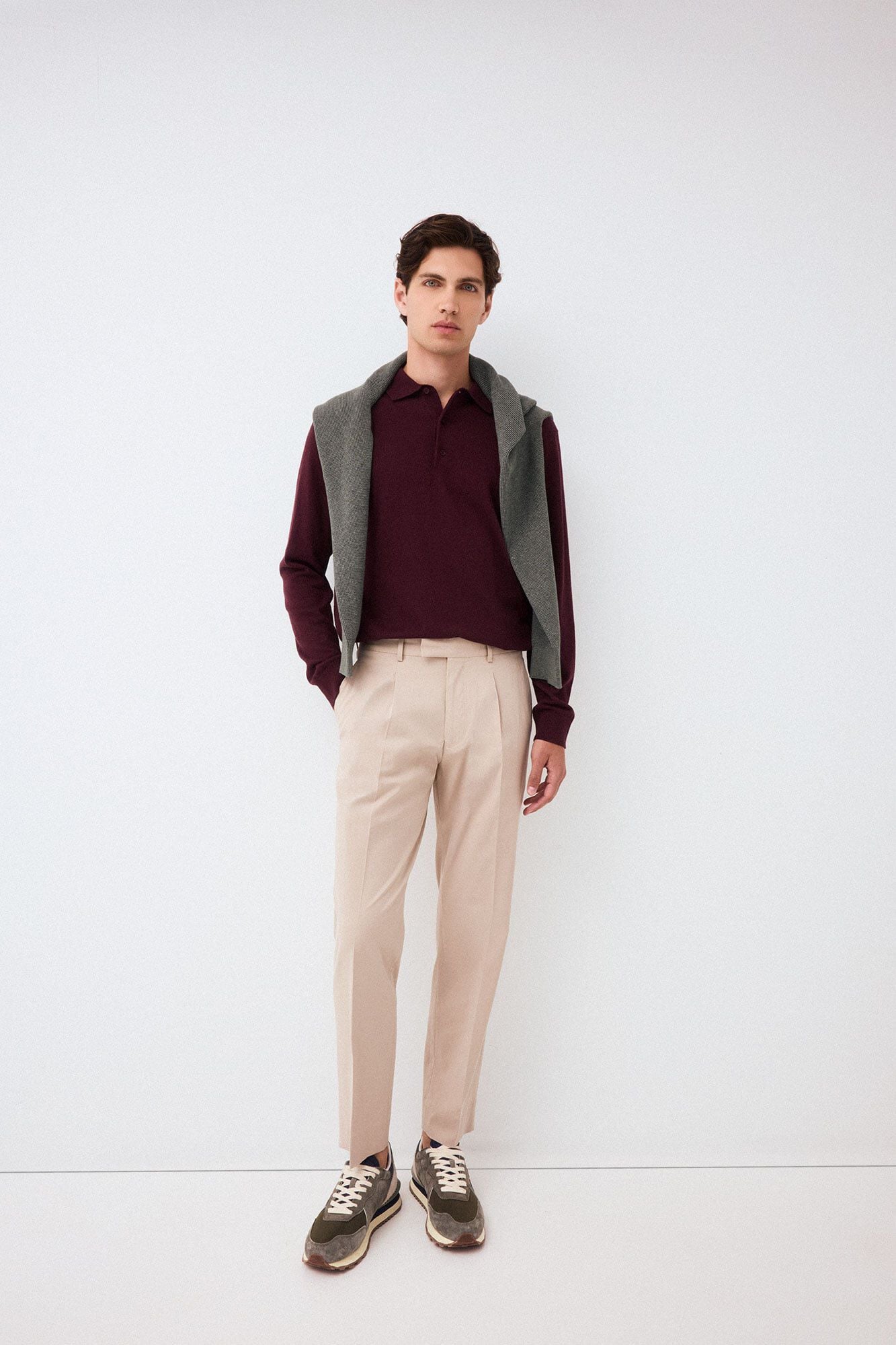 Chinos, shirt and jacket set