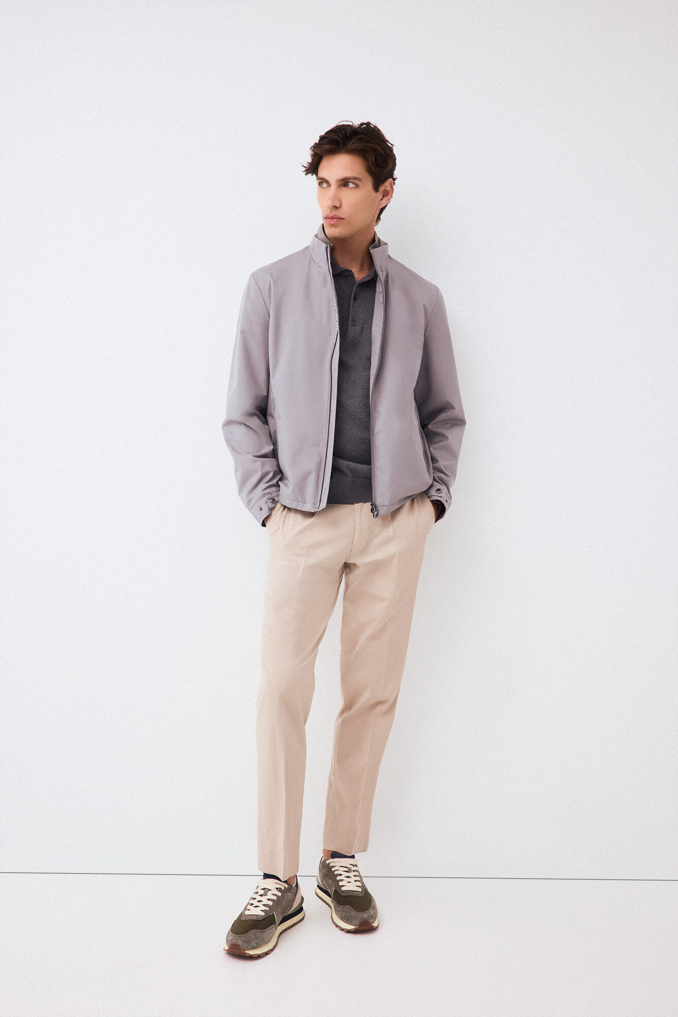 Chinos, shirt and jacket set